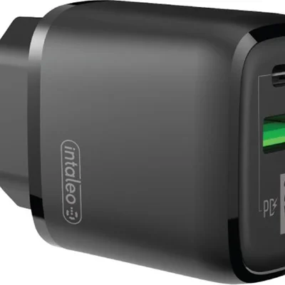Мережевий зарядний пристрій Intaleo TCGQPD220 (2USBx3A) Black (1283126509995)