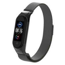 Ремінець Armorstandart Milanese Magnetic Band 503 для Xiaomi Mi Band 5/Mi Band 6 Black (ARM57181)