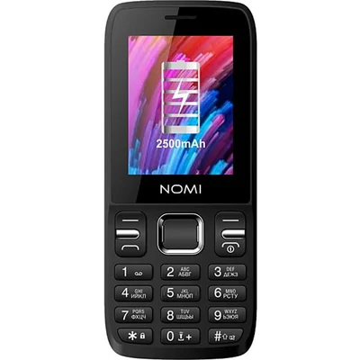 Мобiльний телефон Nomi i2430 Dual Sim Black