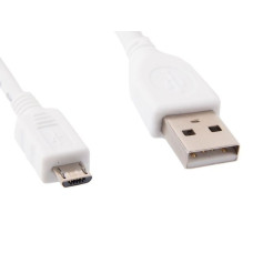 Кабель Cablexpert USB - micro USB V 2.0 (M/M), 0.5 м, білий (CCP-mUSB2-AMBM-W-0.5M)