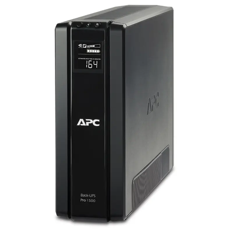 Джерело безперебійного живлення APC Back-UPS Pro 1500VA CIS, Lin.int., AVR, 3хSchuko, RJ-11, RJ-45, USB, RS232, пластик (BR1500G-RS) Джерело безперебійного живлення APC Back-UPS Pro 1500VA CIS, Lin.int., AVR, 3хSchuko, RJ-11, RJ-45, USB, RS232, пластик (BR1500G-RS)