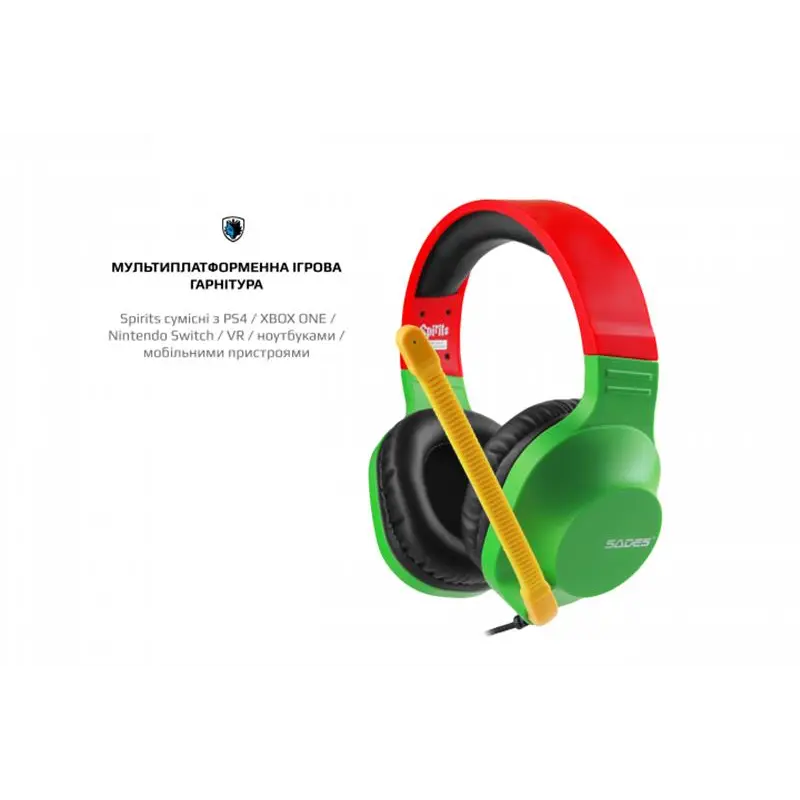 Гарнітура Sades SA-721 Spirits Rasta (sa721rsj) Гарнітура Sades SA-721 Spirits Rasta (sa721rsj)