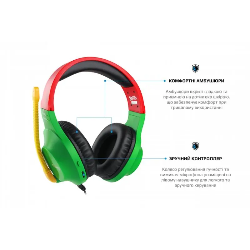 Гарнітура Sades SA-721 Spirits Rasta (sa721rsj) Гарнітура Sades SA-721 Spirits Rasta (sa721rsj)
