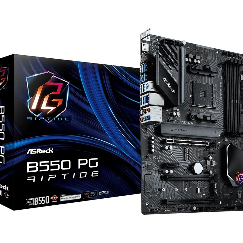 Материнська плата ASRock B550 PG Riptide Socket AM4