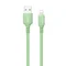 Кабель ColorWay USB - Lightning (M/M), soft silicone, 2.4 А, 1 м, Green (CW-CBUL042-GR)