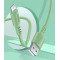 Кабель ColorWay USB - Lightning (M/M), soft silicone, 2.4 А, 1 м, Green (CW-CBUL042-GR)