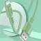 Кабель ColorWay USB - Lightning (M/M), soft silicone, 2.4 А, 1 м, Green (CW-CBUL042-GR)