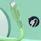 Кабель ColorWay USB - Lightning (M/M), soft silicone, 2.4 А, 1 м, Green (CW-CBUL042-GR)