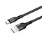 Кабель ColorWay USB - USB Type-C (M/M), nylon, 2.4 А, 1 м, Black (CW-CBUC045-BK)