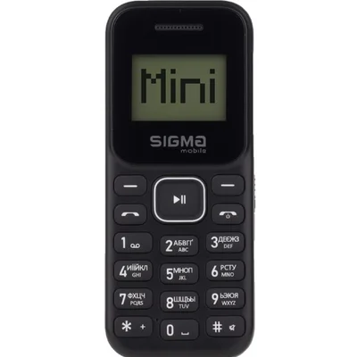 Мобiльний телефон Sigma mobile X-style 14 Mini Dual Sim Black