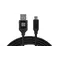 Кабель REAL-EL Premium Fabric USB - micro USB (M/M), 2 м, Black (EL123500048)