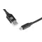Кабель REAL-EL Premium Fabric USB - micro USB (M/M), 2 м, Black (EL123500048)