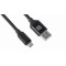 Кабель REAL-EL Premium Fabric USB - micro USB (M/M), 2 м, Black (EL123500048)