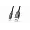 Кабель REAL-EL Premium Fabric USB - micro USB (M/M), 2 м, Black (EL123500048)