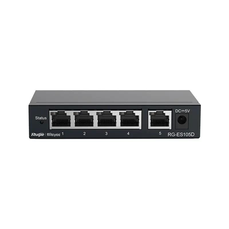 Комутатор Ruijie Reyee RG-ES105D Комутатор Ruijie Reyee RG-ES105D