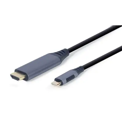 Кабель Cablexpert HDMI - USB Type-C (M/M), 1.8 м, Black (CC-USB3C-HDMI-01-6) Кабель Cablexpert HDMI - USB Type-C (M/M), 1.8 м, Black (CC-USB3C-HDMI-01-6)