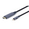 Кабель Cablexpert HDMI - USB Type-C (M/M), 1.8 м, Black (CC-USB3C-HDMI-01-6)