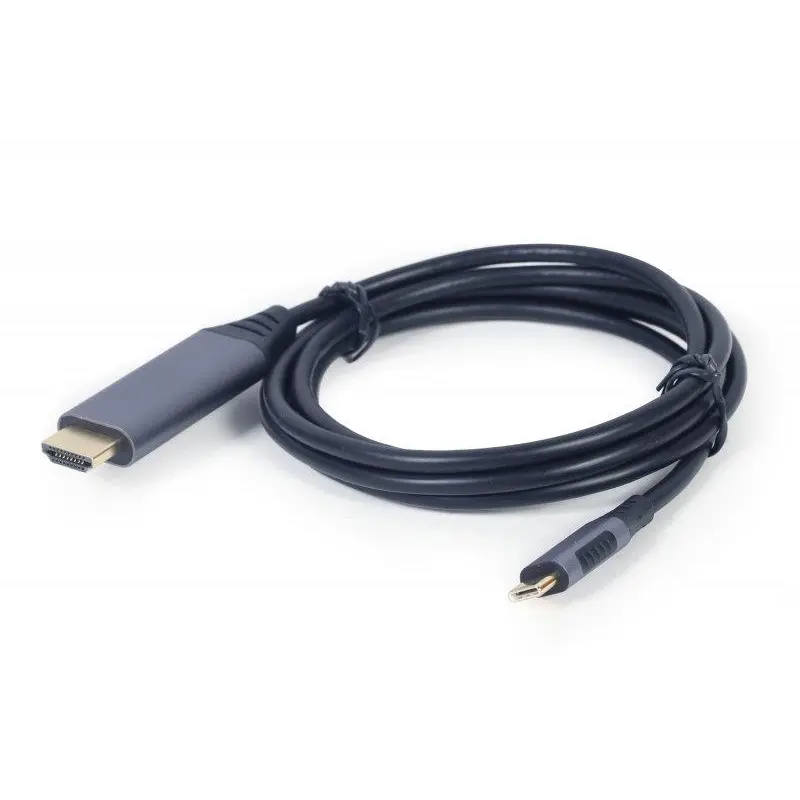 Кабель Cablexpert HDMI - USB Type-C (M/M), 1.8 м, Black (CC-USB3C-HDMI-01-6) Кабель Cablexpert HDMI - USB Type-C (M/M), 1.8 м, Black (CC-USB3C-HDMI-01-6)