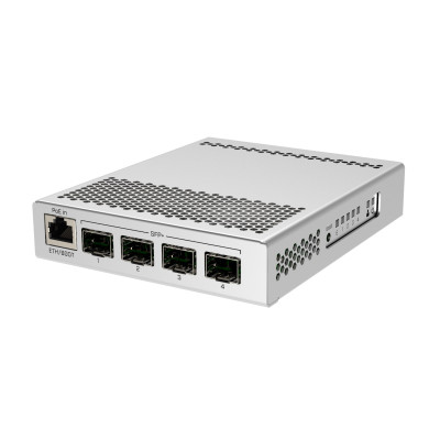 Комутатор MikroTik CRS305-1G-4S+IN (1x1GE, 4xSFP+, Dual PSU, L3)