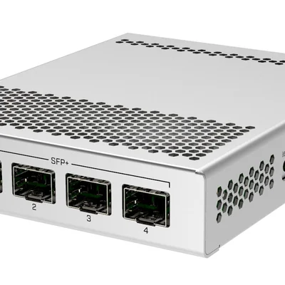 Комутатор MikroTik CRS305-1G-4S+IN (1x1GE, 4xSFP+, Dual PSU, L3)