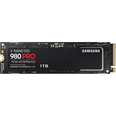 Накопичувач SSD 1ТB Samsung 980 PRO M.2 2280 PCIe 4.0 x4 NVMe V-NAND MLC (MZ-V8P1T0BW)