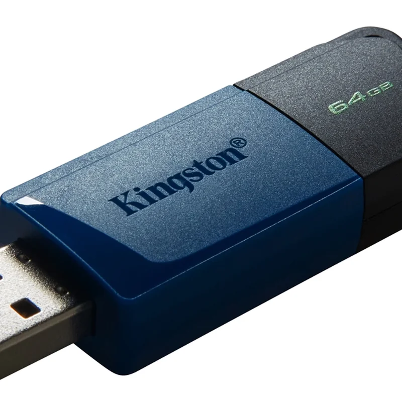 Флеш-накопичувач USB3.2 64GB Kingston DataTraveler Exodia M Black/Blue (DTXM/64GB)