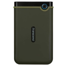 Накопичувач зовнiшнiй HDD 2.5" USB 1.0TB Transcend StoreJet 25M3 Military Green Slim (TS1TSJ25M3G)