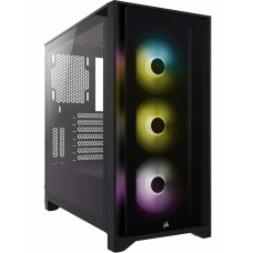 Корпус Corsair iCUE 4000X RGB Tempered Glass Black (CC-9011204-WW) без БЖ