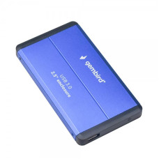 Зовнішня кишеня Gembird для підключення SATA HDD 2.5", USB 3.0, Blue (EE2-U3S-2-B)