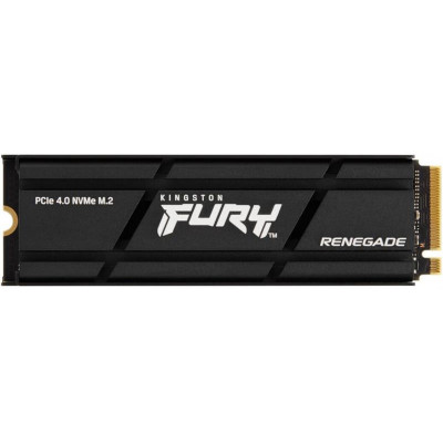 Накопичувач SSD 500GB Kingston Fury Renegade with Heatsink M.2 2280 PCIe 4.0 x4 NVMe 3D TLC (SFYRSK/500G)