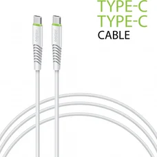 Кабель Intaleo CBFLEXTT1 USB Type-C - USB Type-C (M/M), 1.2 м, White (1283126501296)
