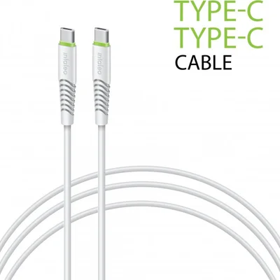 Кабель Intaleo CBFLEXTT1 USB Type-C - USB Type-C (M/M), 1.2 м, White (1283126501296)