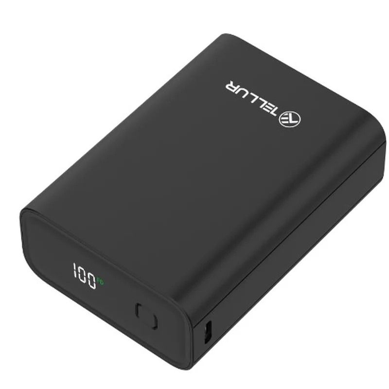 Універсальна мобільна батарея Tellur PD702 Compact Pro 20000mAh Black (TLL158371)