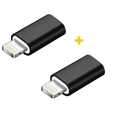 Адаптер XoKo AC-005 micro USB - Lightning (F/M), 2шт., Black (XK-AC005-BK2)