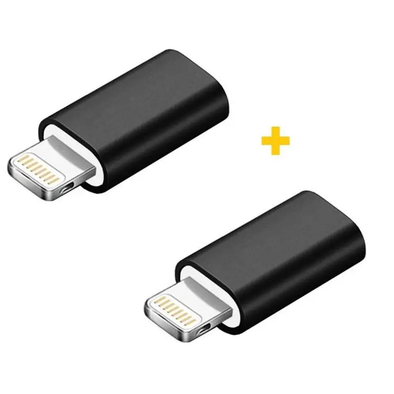 Адаптер XoKo AC-005 micro USB - Lightning (F/M), 2шт., Black (XK-AC005-BK2) Адаптер XoKo AC-005 micro USB - Lightning (F/M), 2шт., Black (XK-AC005-BK2)