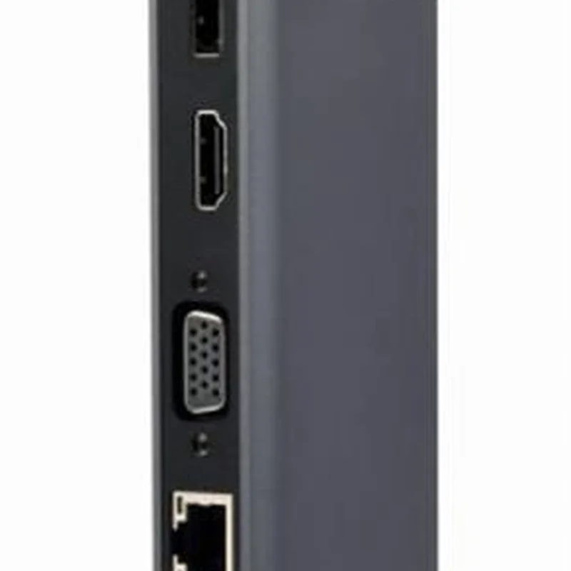 Док-станція Cablexpert USB-C 9-в-1 (A-CM-COMBO9-02) USB-хаб + HDMI/VGA/PD/LAN/3.5-мм аудіо
