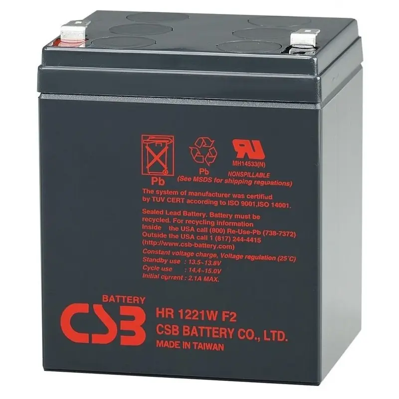 Акумуляторна батарея CSB 12V 5AH (HR1221WF2/04409) AGM Акумуляторна батарея CSB 12V 5AH (HR1221WF2/04409) AGM