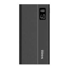 Універсальна мобільна батарея Sigma X-power SI40A3QL 40000mAh Black (4827798424117)