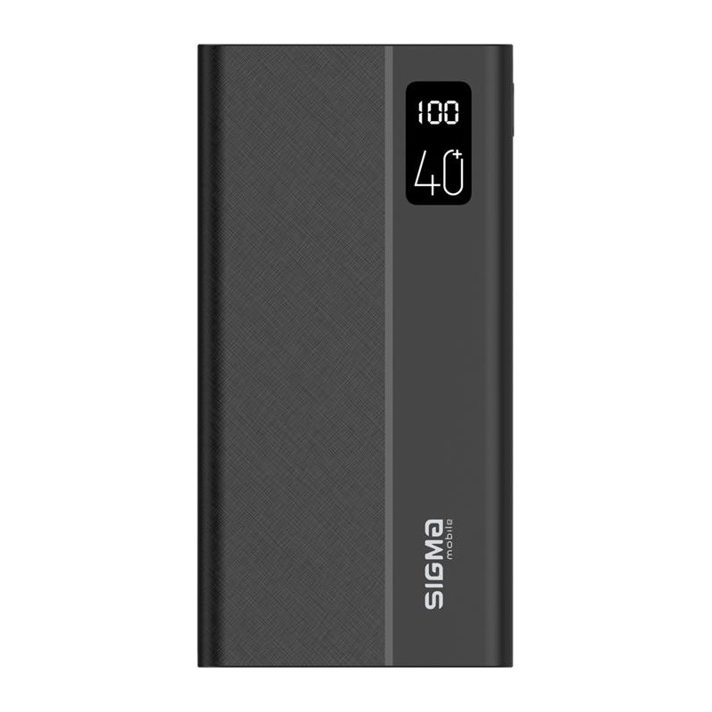 Універсальна мобільна батарея Sigma X-power SI40A3QL 40000mAh Black (4827798424117)