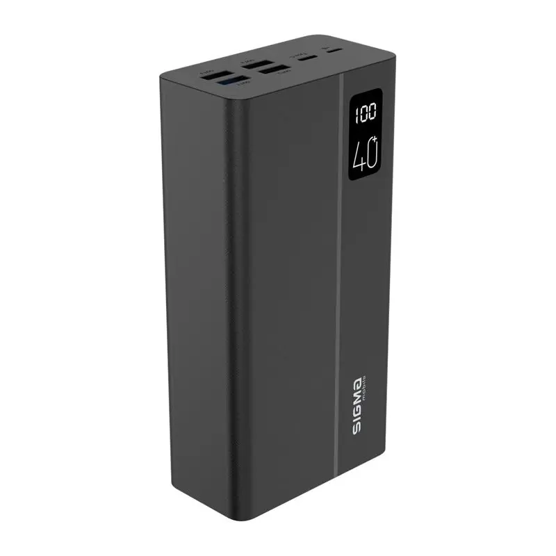 Універсальна мобільна батарея Sigma X-power SI40A3QL 40000mAh Black (4827798424117) Універсальна мобільна батарея Sigma X-power SI40A3QL 40000mAh Black (4827798424117)