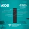 Світильник стельовий з пультом ДК Ikos Colo 52W 2800-6500К IP20 0003-BLG