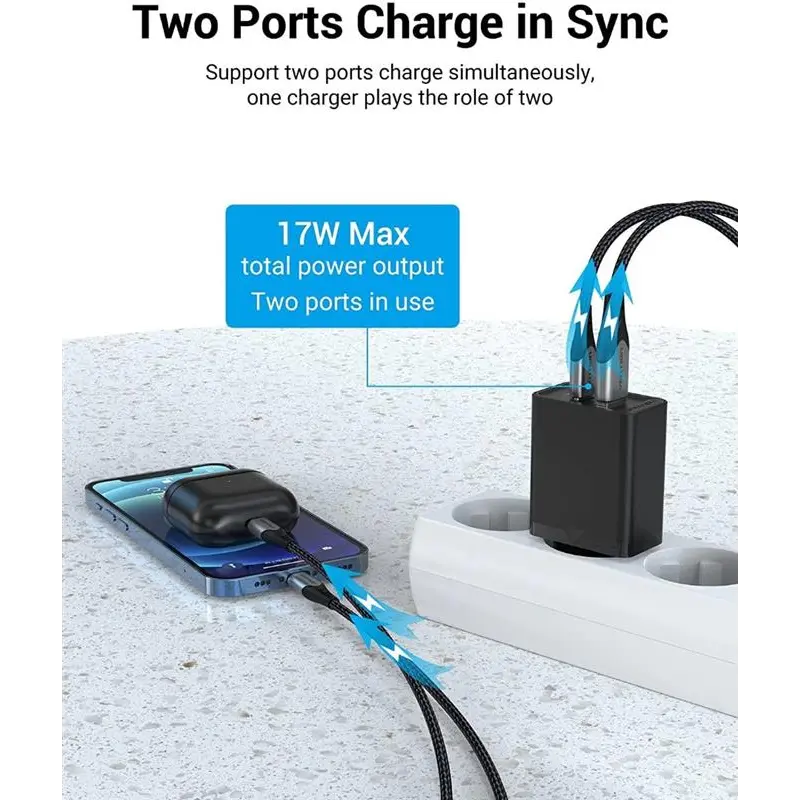 Мережевий зарядний пристрій Vention USB Type C + QC4.0 (18-20W) Black (FBBB0-EU) Мережевий зарядний пристрій Vention USB Type C + QC4.0 (18-20W) Black (FBBB0-EU)