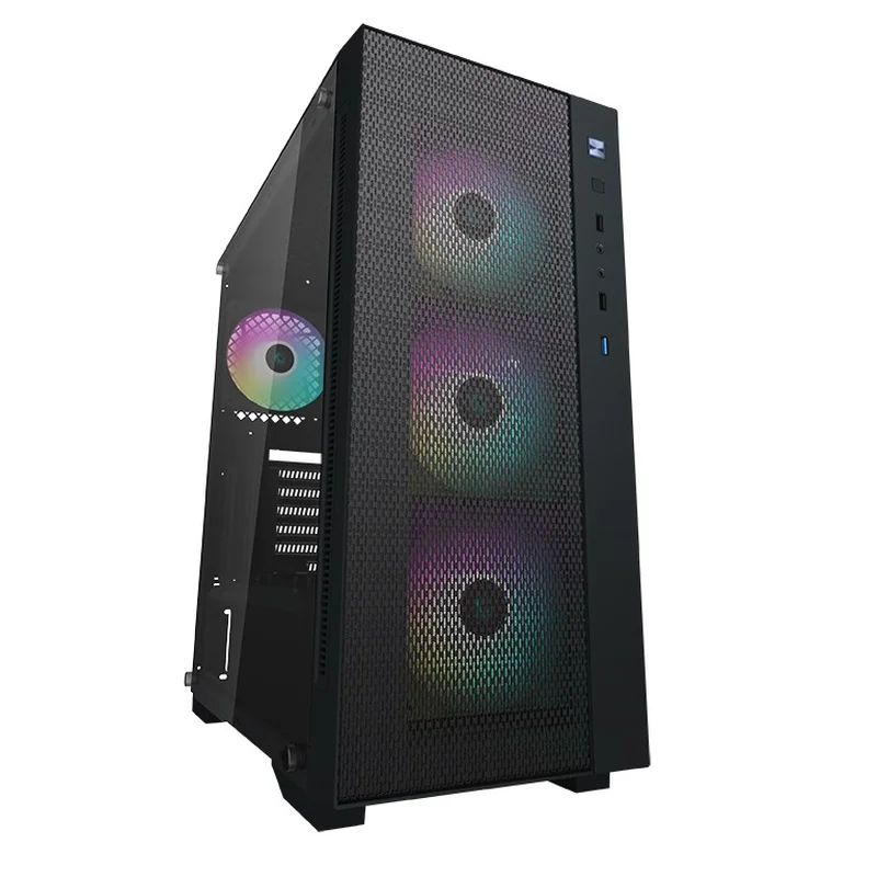 Корпус DeepCool Matrexx 55 Mesh ADD-RGB 4F Black (DP-ATX-MATREXX55-MESH-AR-4F) без БЖ