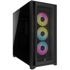 Корпус Corsair iCUE 5000D RGB AirFlow Tempered Glass Black (CC-9011242-WW) без БЖ