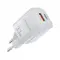 Мережевий зарядний пристрій Choetech White (PD5006-EU-WH)