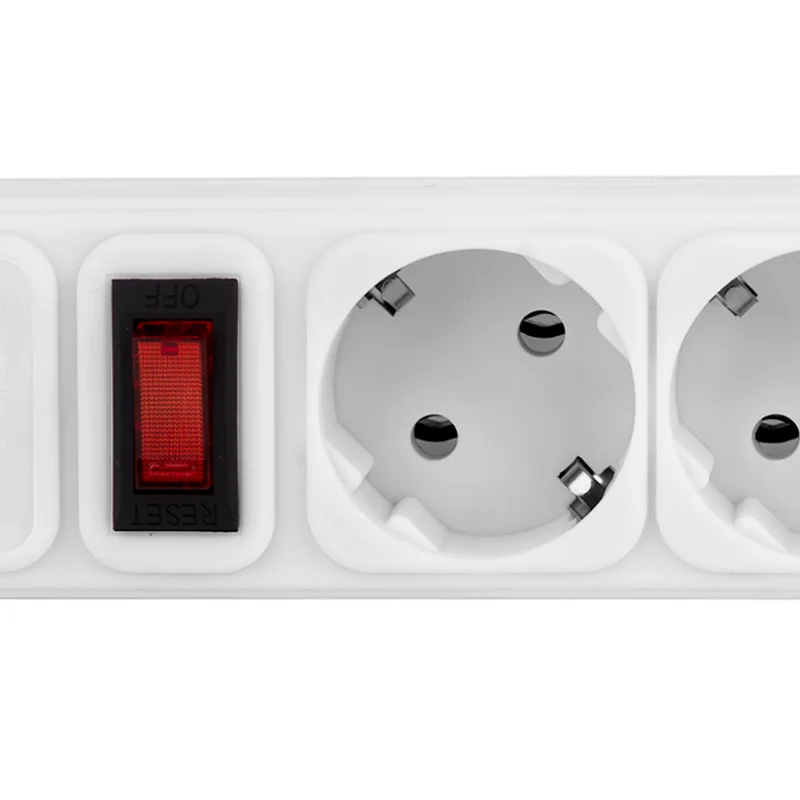 Фільтр живлення ProLogix (PRS-075P3-18W) 0.75 мм, 3 розетки, 1.8 м, білий