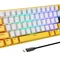 Клавіатура бездротова Motospeed BK67 Longhua Red Yellow (mtbk67ymr)