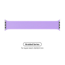 Ремінець Armorstandart Braided Solo Loop для Apple Watch 38mm/40mm/41mm Lavender Grey Size 2 (120 mm) (ARM64897)