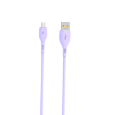 Кабель SkyDolphin S22V Soft Silicone USB - micro USB (M/M), 1 м, Violet (USB-000606)