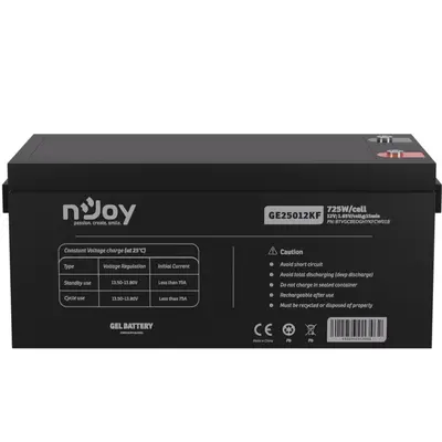 Акумуляторна батарея Njoy GE25012KF 12V 250AH (BTVGCBEOGHYKFCW01B) GEL Акумуляторна батарея Njoy GE25012KF 12V 250AH (BTVGCBEOGHYKFCW01B) GEL